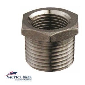 Riduzione maschio – femmina inox filettatura 1 x 3/4