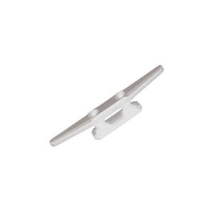 Galloccia barca bitte in Nylon Bianco con asse sagomato piatto 110 mm