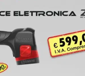 FORBICE ELETTRONICA ZANON ZM 25 + 3 BATTERIE INCLUSE
