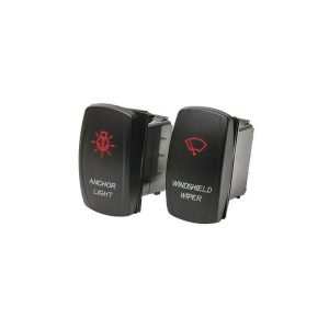 Interruttori a bascula nautica 12/24V impermeabili IP68 laser vasca pescato/fish box