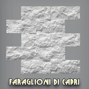 PANNELLO IN EPS al MQ per parete effetto pietra, muro etrusco Pacco da 23,16MQ