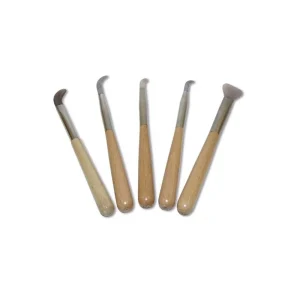 Utensili in Legno Brunitoi d'agata