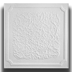 10 o 20mq (40 oppure 80 pezzi) di pannello decorativo a soffitto in polistirene compatto 50x50cm (spess. 1cm) FARO