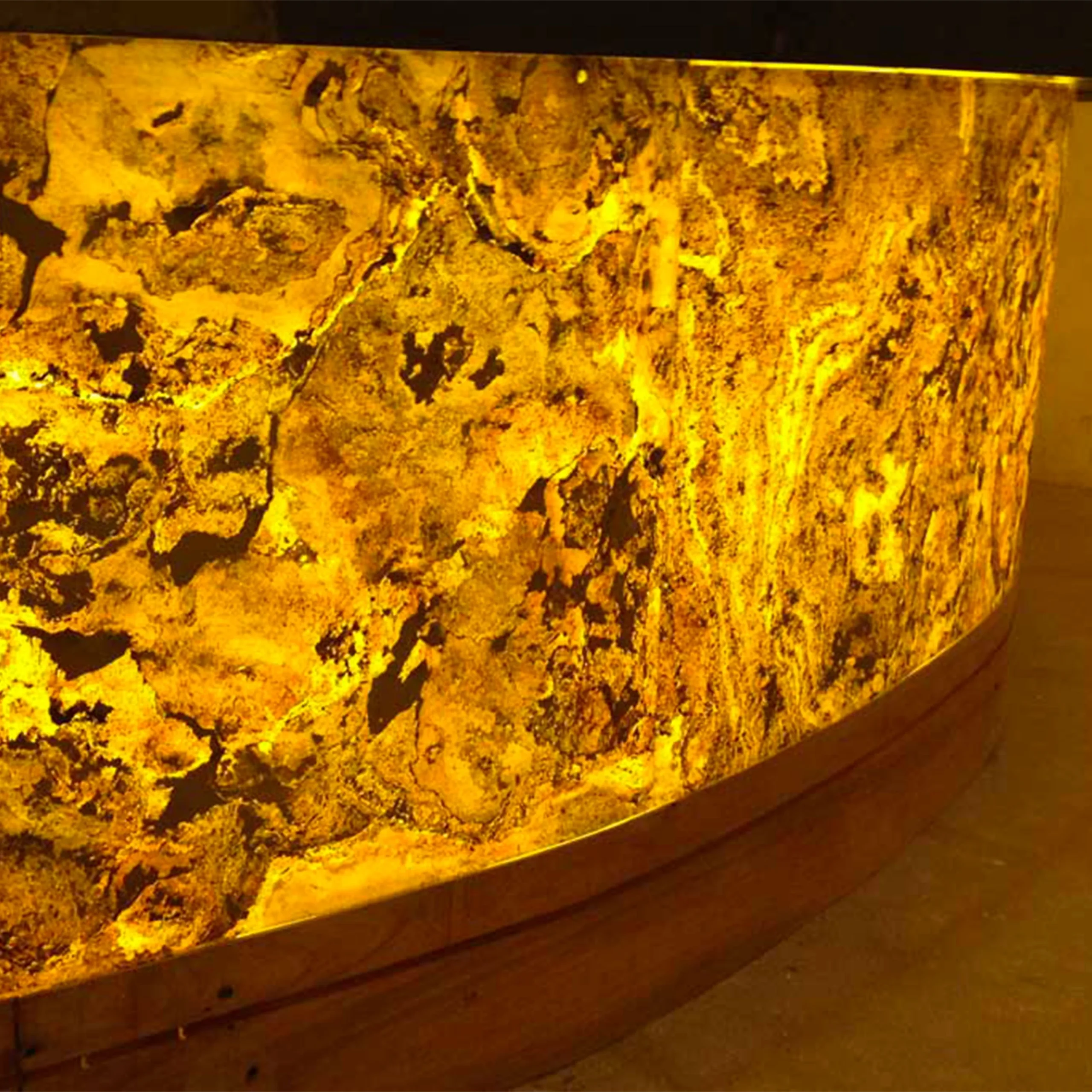 pannello rivoluzionario di Rivestimento interno-esterno in VERA PIETRA RETROILLUMINABILE flessibile 61x122x0,3cm LAGO - immagine 7