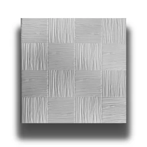 10 o 20mq (40 oppure 80 pezzi) di pannello decorativo 3D a soffitto in EPS isolante 50x50cm TERRA